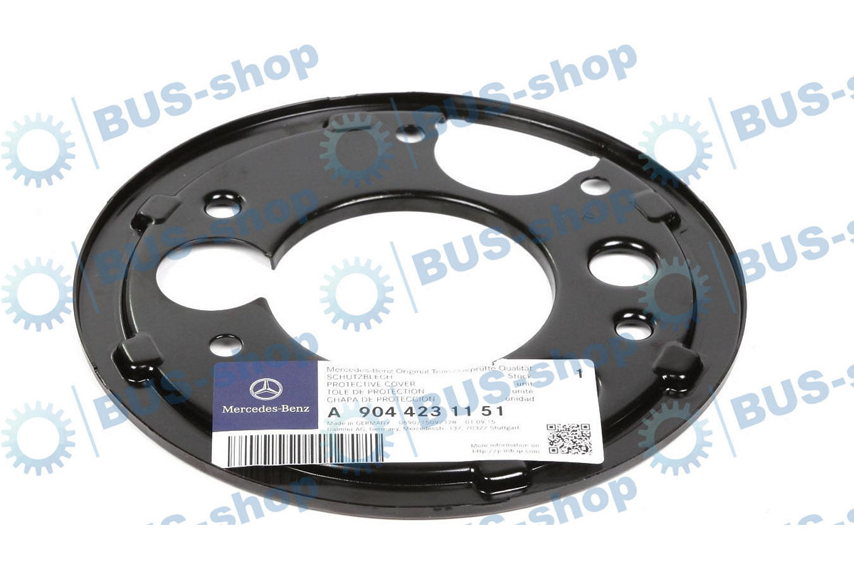 Защита колодок ручника (правая, со сдвоенным колесом) MB Sprinter 901-905 1995-2006 A9044231151 MERCEDES (Оригинал, Германия) Защита колодок ручника (правая, со сдвоенным колесом) MB Sprinter 901-905 1995-2006 A9044231151 MERCEDES (Оригинал, Германия)